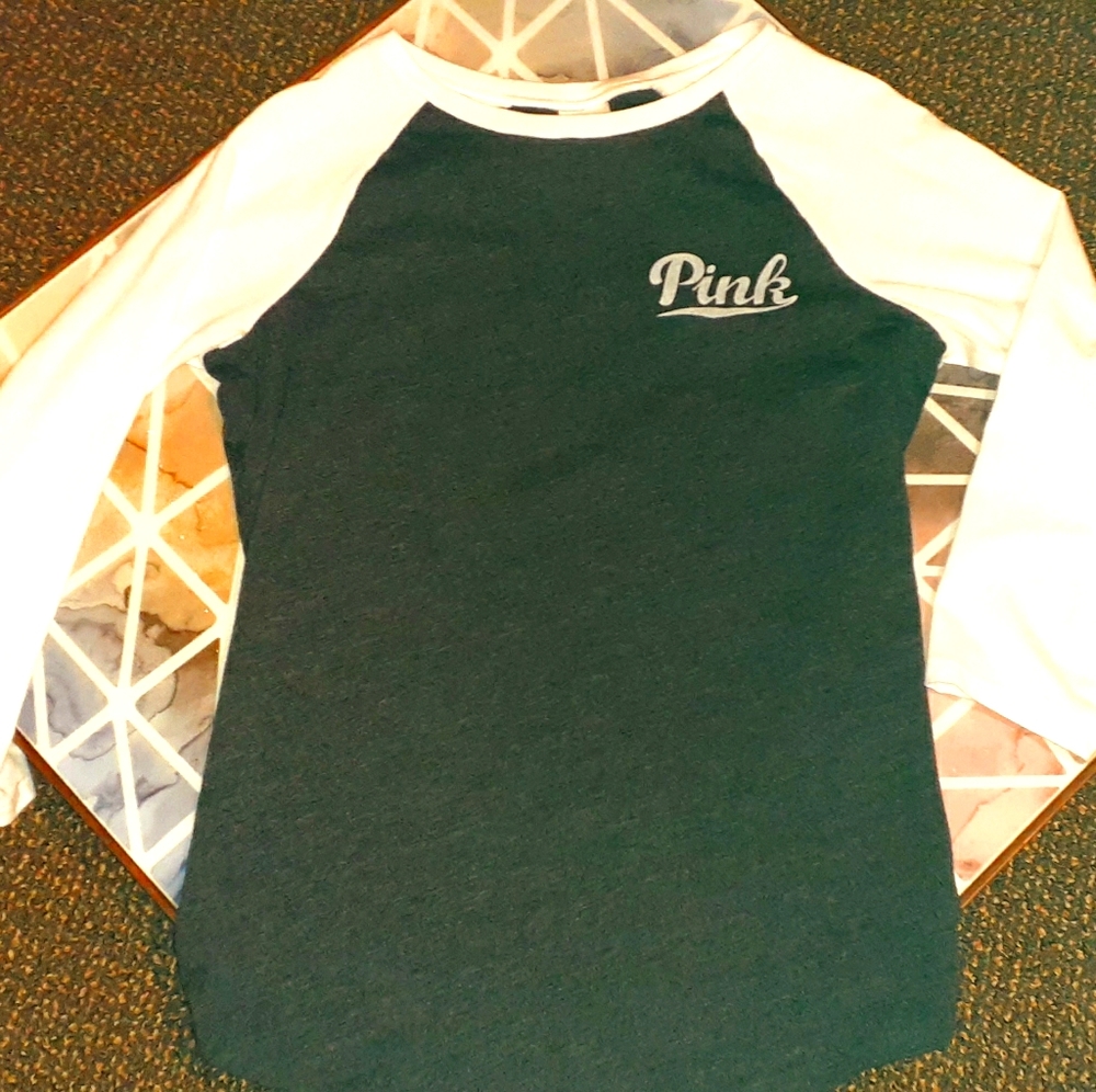 VS Pink 3/4 sleeve Top Shirt